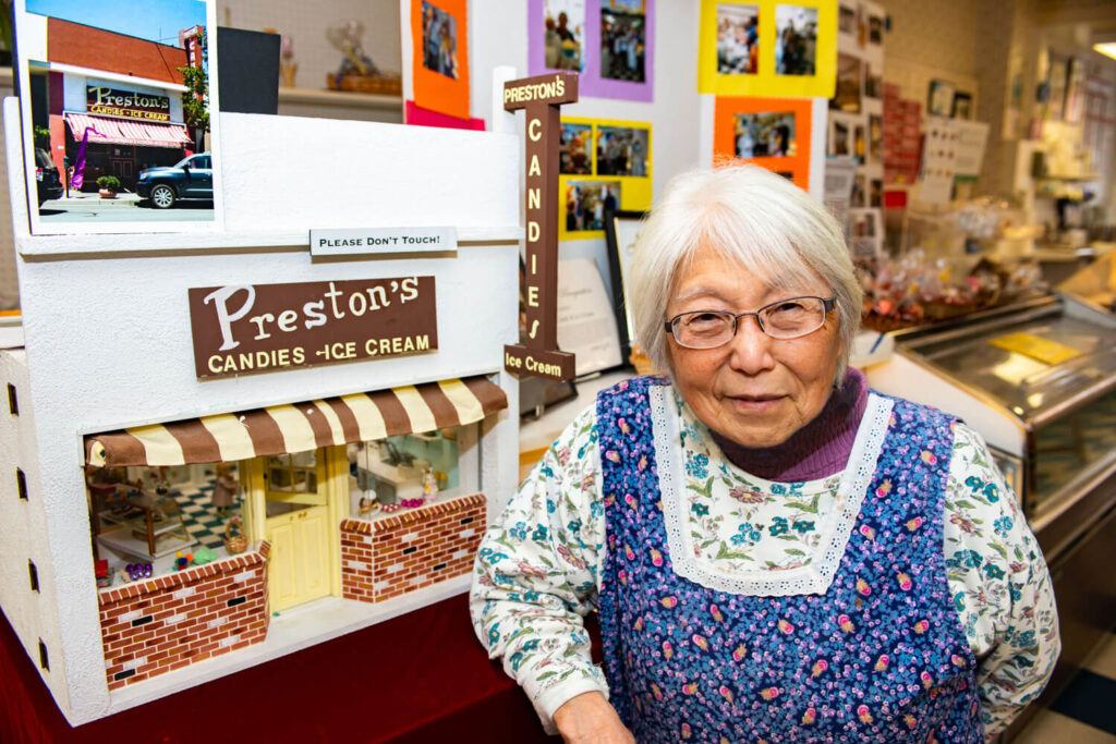Irene Preston of Chocolate at Preston's Candy in Burlingame