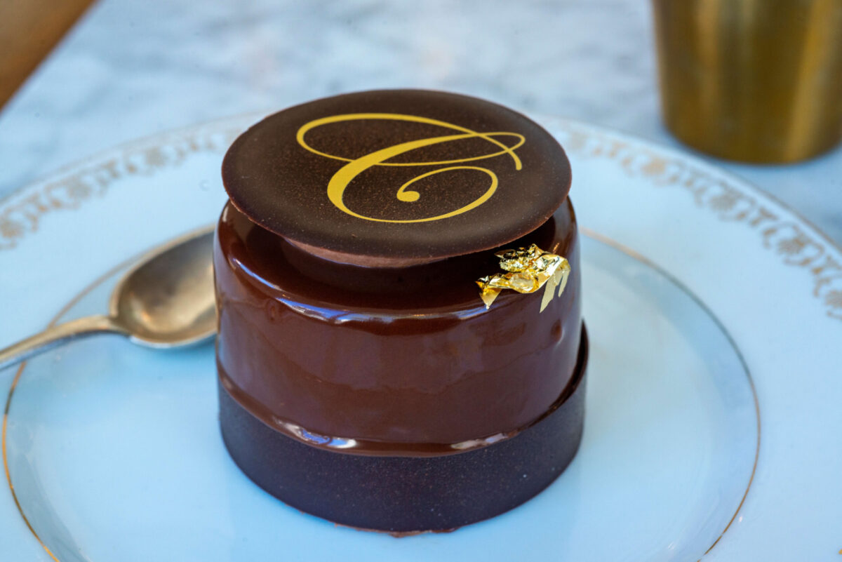 Fancy Chocolate with Gold Flakes