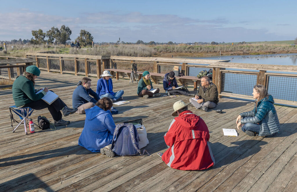 John Muir Teaching Sketching